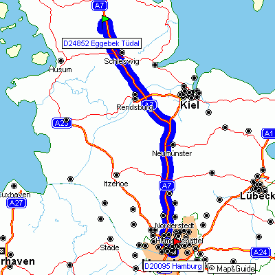 Wegbeschreibung nach Tydal