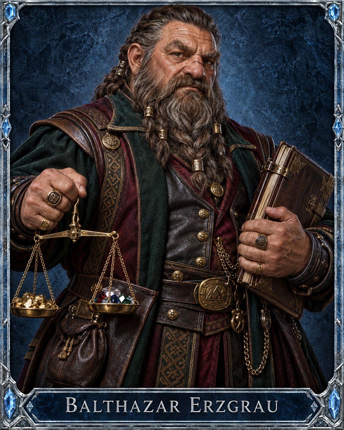 Porträt von Lord Balthazar Erzgrau