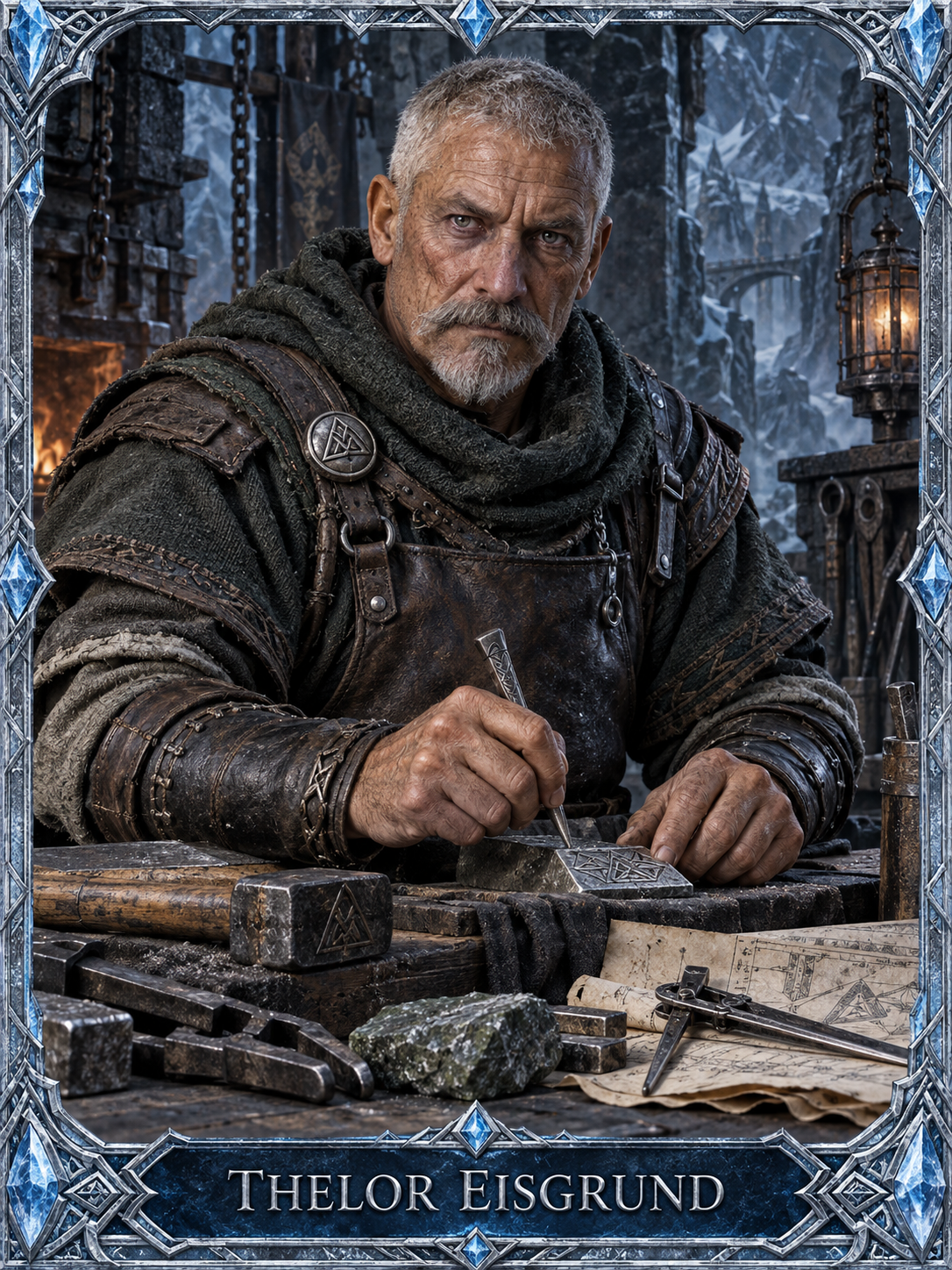 Porträt von Baron Thelor Eisgrund