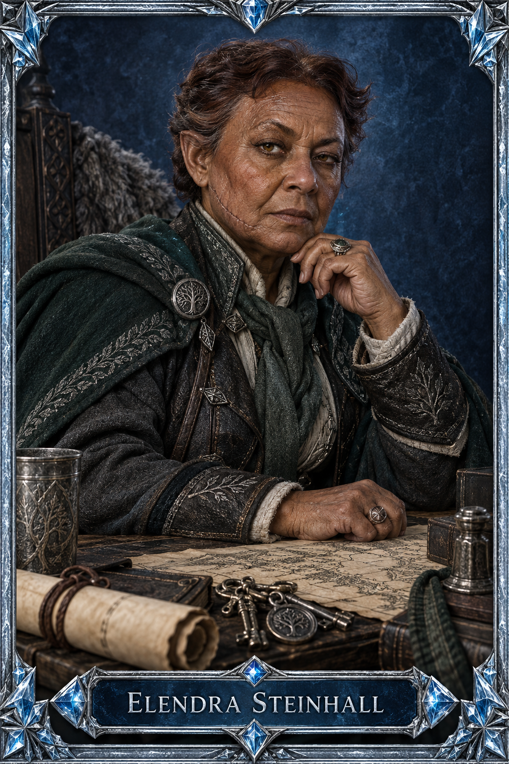 Porträt von Baronin Elendra Steinhall