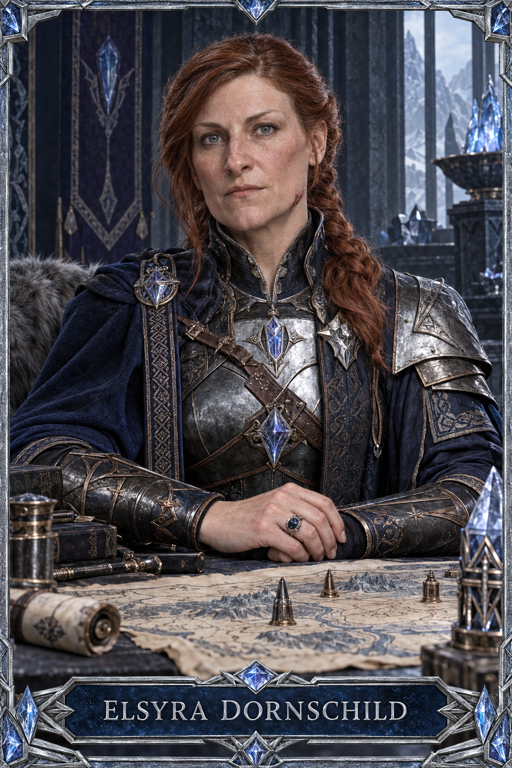 Porträt von Baronin Elsyra Dornschild