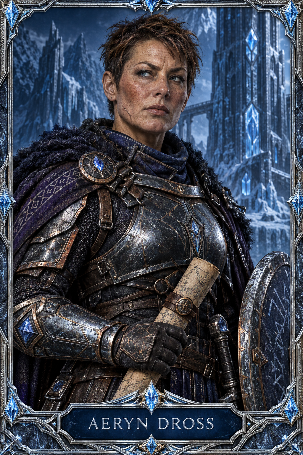 Porträt von Kommandantin Aeryn Dross