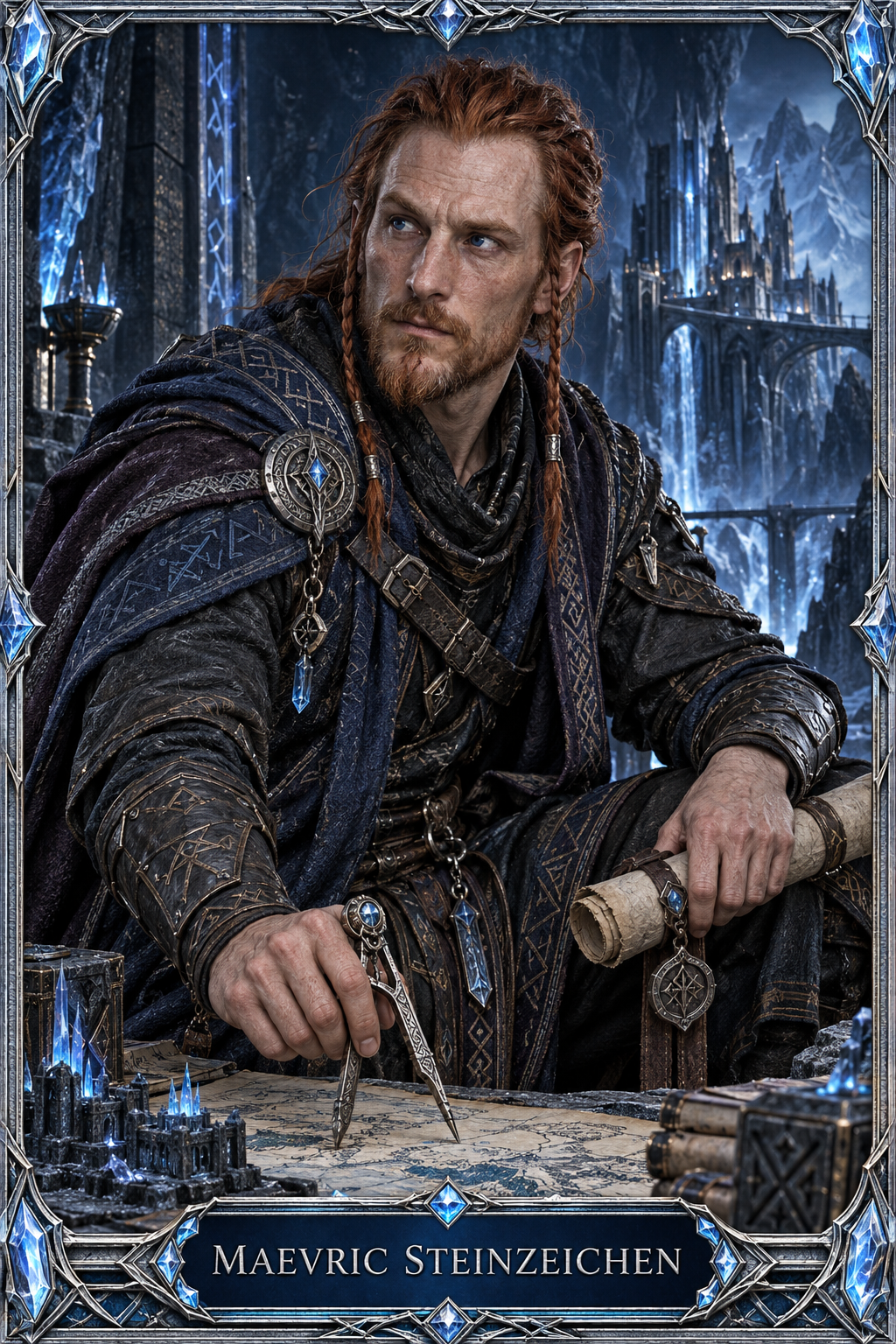 Porträt von Lord Maevric Steinzeichen