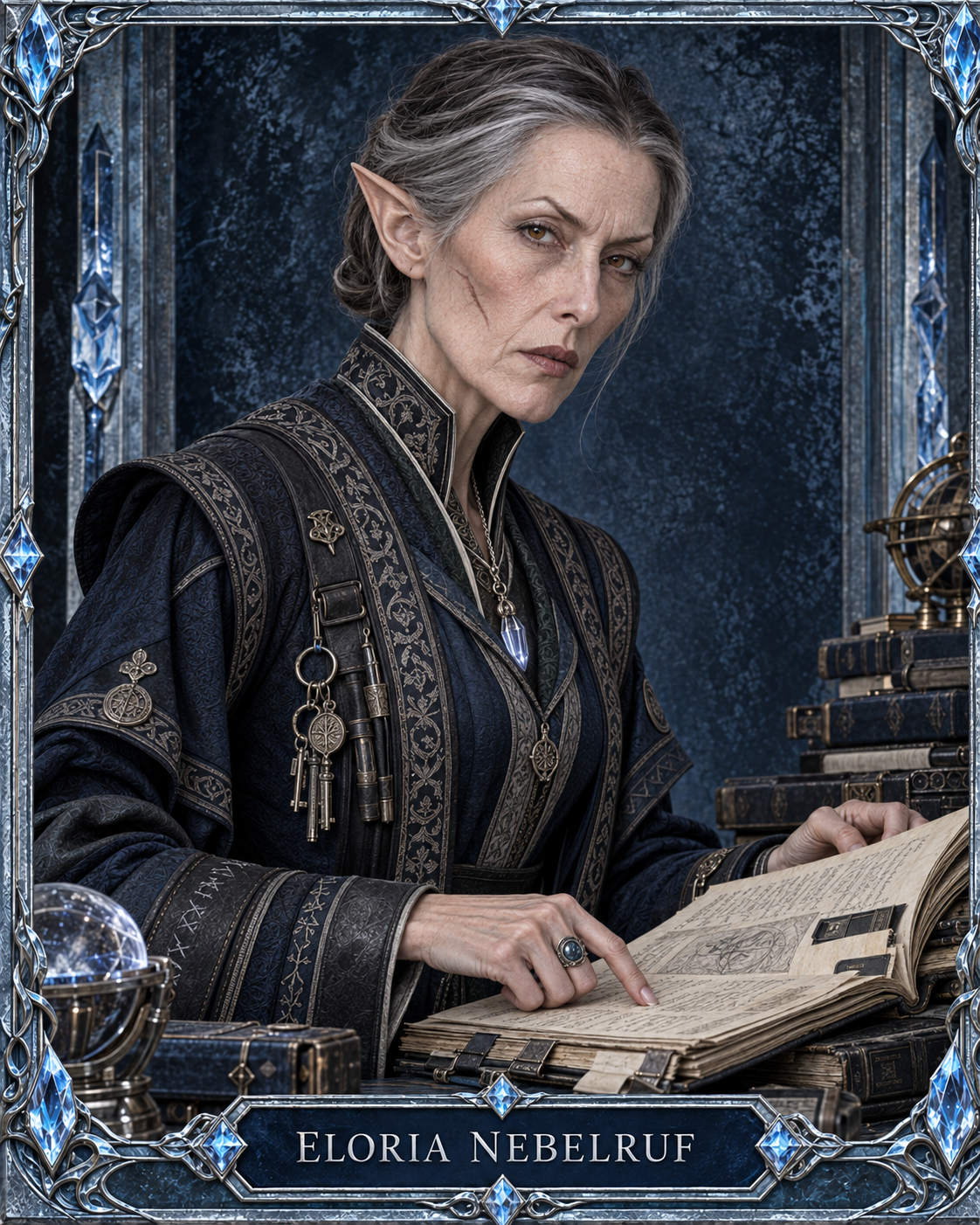 Porträt von Magister Eloria Nebelruf