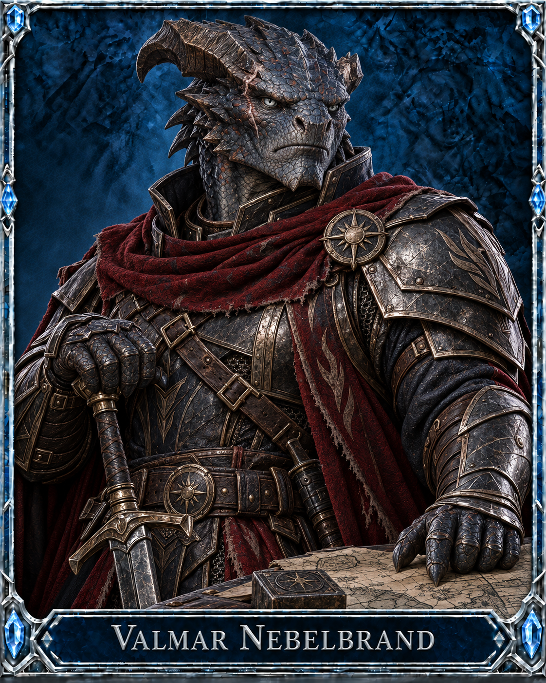 Porträt von General Valmar Nebelbrand