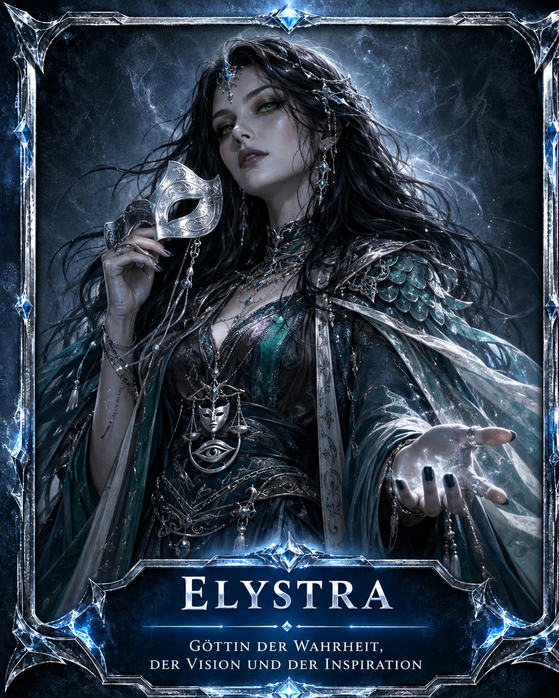 Porträt der Göttin Elystra