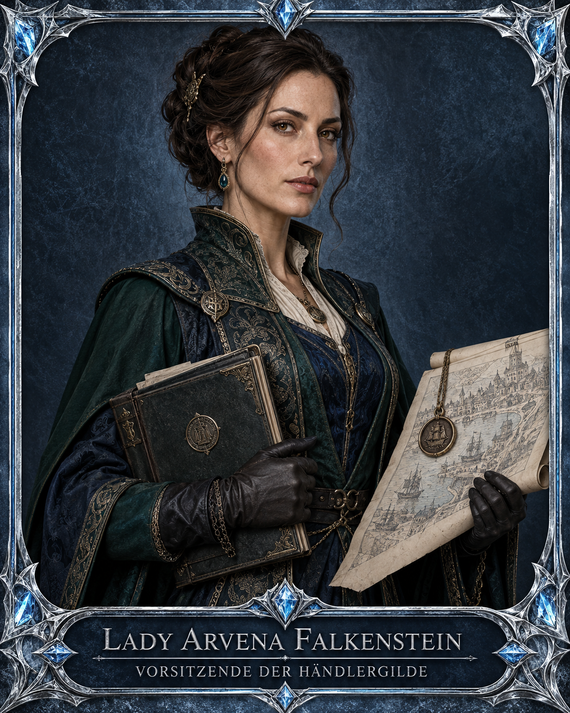 Porträt von Lady Arvena Falkenstein