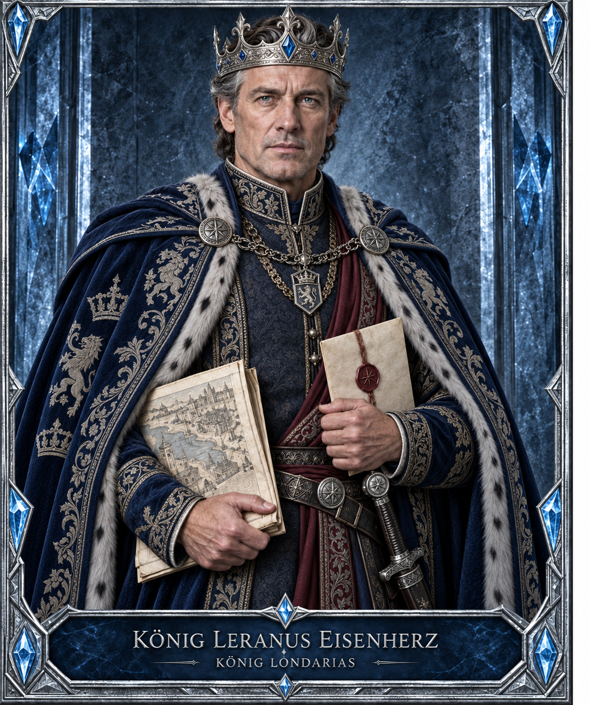 Porträt von König Leranus Eisenherz