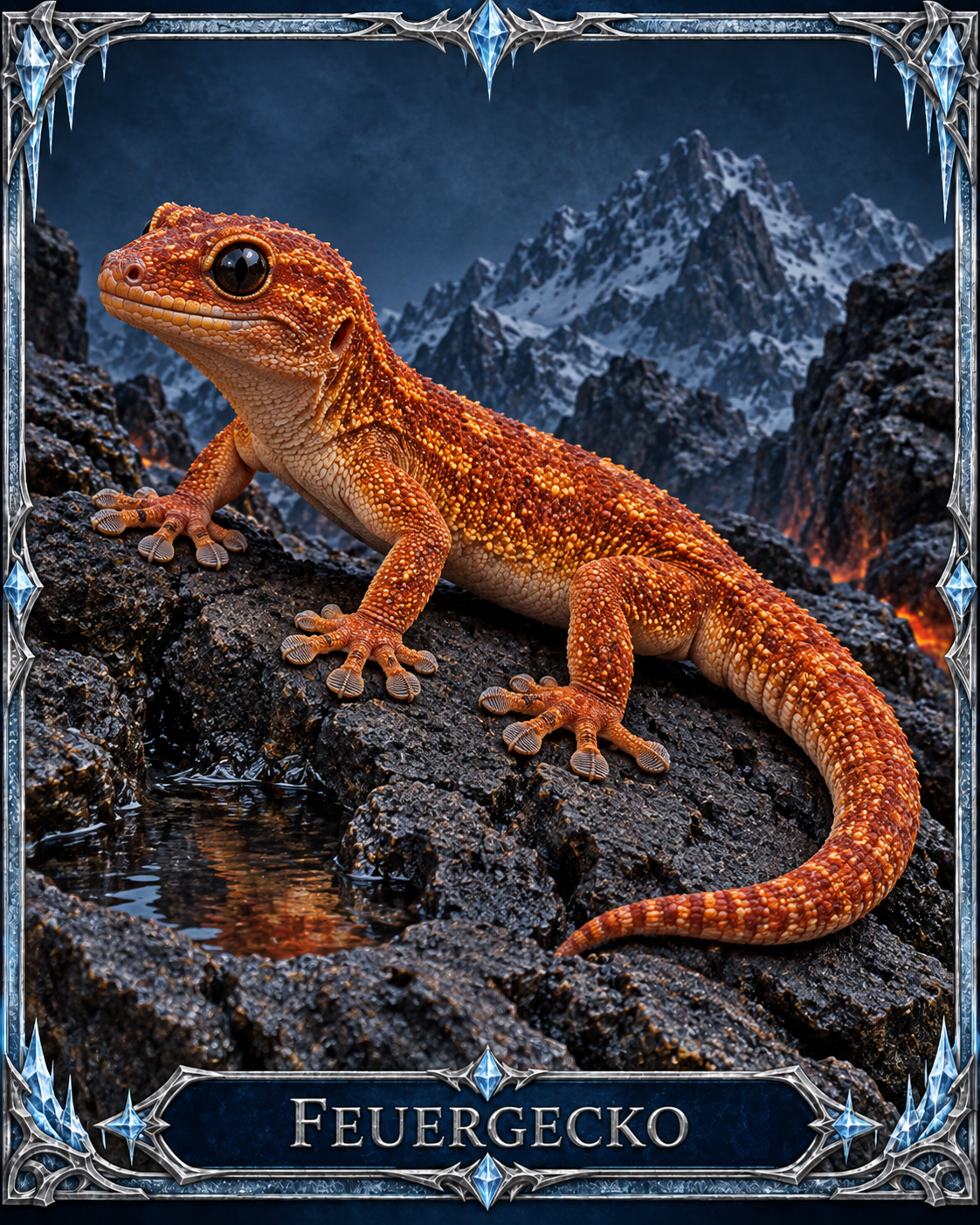 Darstellung: Feuergecko