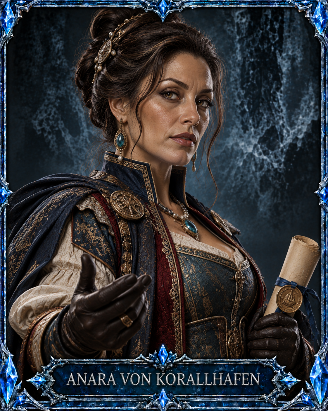 Porträt von Lady Anara von Korallhafen
