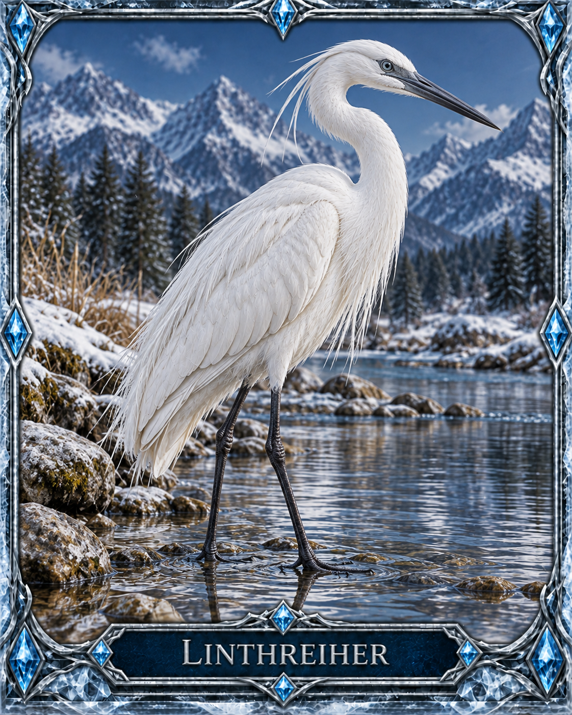 Darstellung: Linthreiher