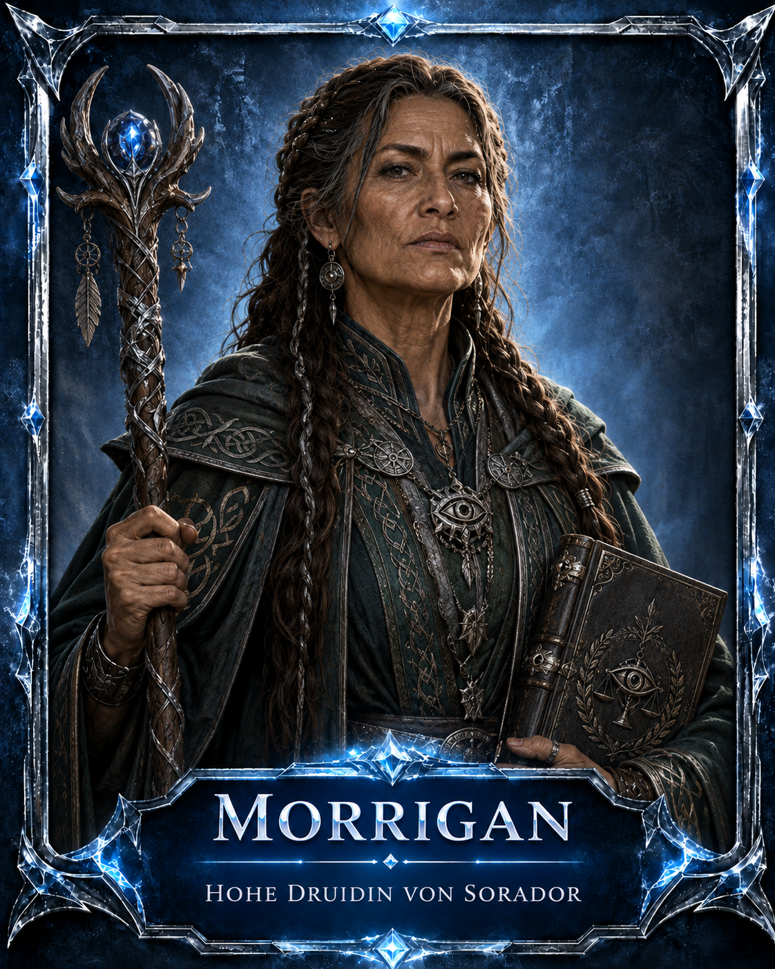 Porträt der Hohen Druidin Morrigan