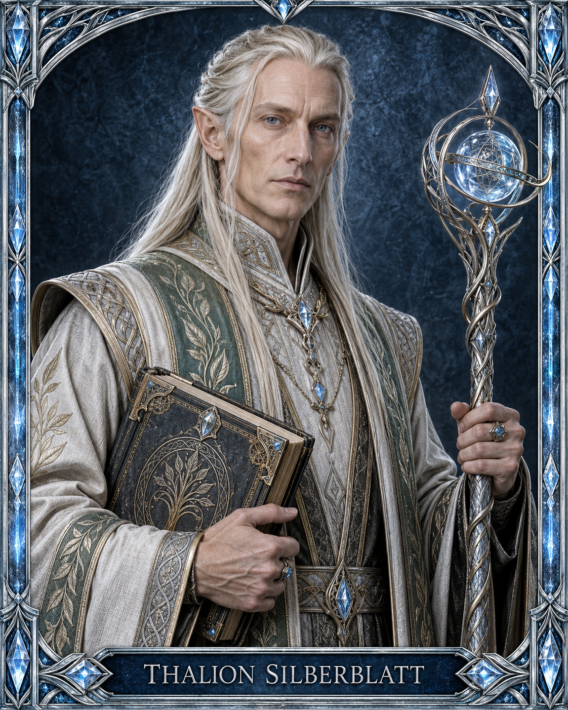 Porträt von Magister Thalion Silberblatt