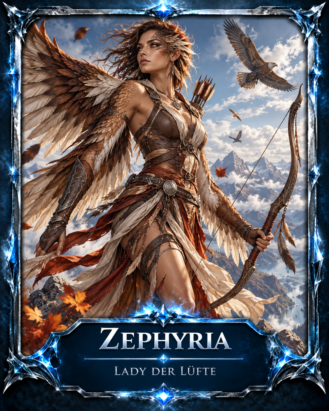 Porträt von Zephyria, Lady der Lüfte